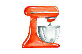 Kitchen Mixer Watercolor: Food Amp Crafts for Bloggers